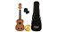 Kit Kalani Ukulele Soprano Sapele Kal C/ Bag + Afin. 220SS - Imagem 1