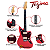Kit Guitarra Jazzmaster Tagima Fiesta Red TW-61 Completo - Imagem 2