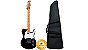 Kit Tagima Guitarra TeleCaster Woodstock Preta + Bag TW-55BK - Imagem 1