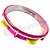 Pandeiro Super Leve 10" Com Pele Cristal Gope Rosa - Imagem 4
