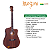 Kit Violão Elétrico Rozini Presença Brasil Rx315 Folk Capa - Imagem 2