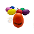Ganza Ovinho Egg Shaker Colorido Infantil Liverpool 5 Unidades - Imagem 3