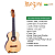 Violão Nylon 7 Cordas Elétrico Rozini Rx720 Brilhante Com Bag - Imagem 2