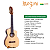 Violão Profissional 7 Cordas Elétrico Rozini Rx721 Com Bag - Imagem 2