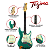 Kit Guitarra Stratocaster Tagima TG-500 Surf Green Com Capa - Imagem 2