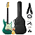 Kit Guitarra Stratocaster Tagima TG-500 Surf Green Completo - Imagem 1