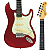 Kit Guitarra Stratocaster Tagima TG-500 Candy Apple Com Capa - Imagem 5