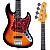 Baixo 4 Cordas Tagima Jazz Bass TW-73 Sunburst Tortoise - Imagem 4