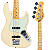 Kit Baixo 4 Cordas Tagima Jazz Bass Olympic White TW-73 Capa - Imagem 4