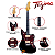 Kit Guitarra Jazzmaster Tagima TW-61 Preto Tortoise Completo - Imagem 2