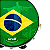 Pandeiro Torelli Brasil Cristo 10" Verde Pele Nylon - Imagem 2