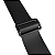 Correia Basso Sintética Preta Para Guitarra Violão Baixo - Imagem 3