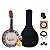 Kit Banjo Rozini Elétrico 4 Cordas Estudante Rj09 Completo - Imagem 1