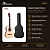 Kit Violão Elétrico Nylon Rozini Flat P.Brasil Rx515 Capa - Imagem 2