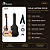 Kit Viola Rozini Elétrica Ponteio Studio Rv210 Completo - Imagem 2