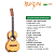 Kit Viola Caipira Rozini Elétrica Ponteio Marfim Rv151 Capa - Imagem 2