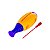 Reco Reco Infantil Torpedo Pedagógico Foguete Colorido KIDZZO - Imagem 2
