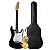 Kit Guitarra Elétrica Stratocaster Winner Wgs Preta Capa - Imagem 1