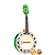 Banjo Rozini RJ11 Ativo Stúdio Caixa Larga Verde - Imagem 1