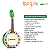 Banjo Rozini RJ11 Ativo Stúdio Caixa Larga Verde - Imagem 2