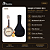 Kit Banjo Rozini Profissional C/ Equalizador RJ11 Branco Capa - Imagem 2