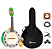 Kit Banjo Rozini RJ11 Ativo Stúdio Caixa Larga Verde Completo - Imagem 1