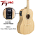 Kit Violão Elétrico Aço Tagima Memphis Naturale Bambu Capa - Imagem 3