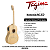 Kit Violão Elétrico Tagima Memphis Naturale Bambu Completo - Imagem 2