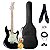 Kit Guitarra Stratocaster Strinberg STS100 Preta Completo - Imagem 1