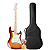 Kit Guitarra Stratocaster Strinberg Cherry Sunburst Com Capa - Imagem 1
