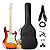 Kit Guitarra Stratocaster Strinberg Cherry Sunburst Completo - Imagem 1