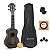 Kit Ukulele Soprano Strinberg Acústico UK06S Tobacco Completo - Imagem 1