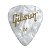 Palheta Gibson Celuloide Medium Pearloid White 3 Unidades - Imagem 2