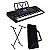 Teclado Musical Profissional 61 Teclas USB Bag E Suporte - Imagem 1