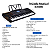 Teclado Musical Profissional 61 Teclas USB Bag E Suporte - Imagem 2