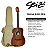Violão Seizi Mini Tokyo Koa Ativo Folk Em Aço Com Bag - Imagem 2