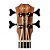 Ukulele Seizi Basslele Bora-Bora Sapele Elétrico Com Bag - Imagem 3