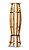 Kt Atabaque 100 Cm Atq100 Couro Animal + Suporte - Imagem 1