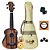 Kit Ukulele Seizi Bora-Bora Crush Soprano Acústico Completo - Imagem 1