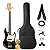Kit Contrabaixo 5 Cordas Tagima Jazz Bass TW-73 BK Completo - Imagem 1