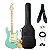 Kit Guitarra Stratocaster Tagima T-635 Surf Green Completo - Imagem 1