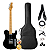 Kit Guitarra Telecaster Tagima Classic T-550 Black Completo - Imagem 1