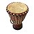 Tambor Djembê Percussão Africana 8.5" X 38 Cm Pele Couro - Imagem 4