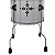 Surdo Profissional 18"x60 Luen Guetto Branco Pele Animal - Imagem 4