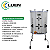 Surdo Profissional 18"x60 Luen Guetto Branco Pele Animal - Imagem 2