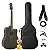Kit Violão Elétrico Strinberg SD200C Tobacco Folk Aço Completo - Imagem 1
