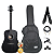 Kit Violão Seizi Neo Akira Kaizen Lefty Black Fosco Completo - Imagem 1
