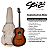 Kit Violão Seizi Supreme Fuji Mirai Koa Burst Completo - Imagem 2