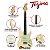 Kit Guitarra Stratocaster Tagima Olympic White TG-500 + Capa - Imagem 2
