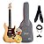 Kit Guitarra Elétrica Seizi Vintage Budokan HSS ASH Completo - Imagem 1
